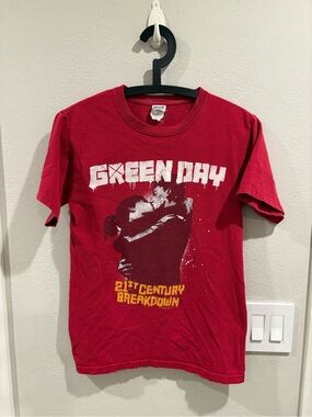 Green Day 21st Century Breakdown 2009 tour t-shirt men’s size small Anvil